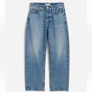 Madewell The Curvy Darted Barrel-Leg Jean, NWOT